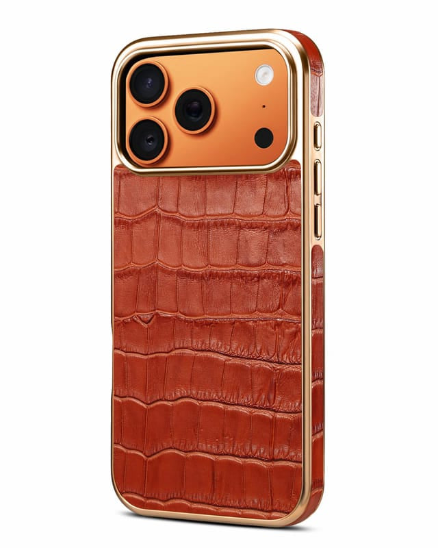 Luxury Croco Pattern Leather Cover iPhone cover – JustAndBest India