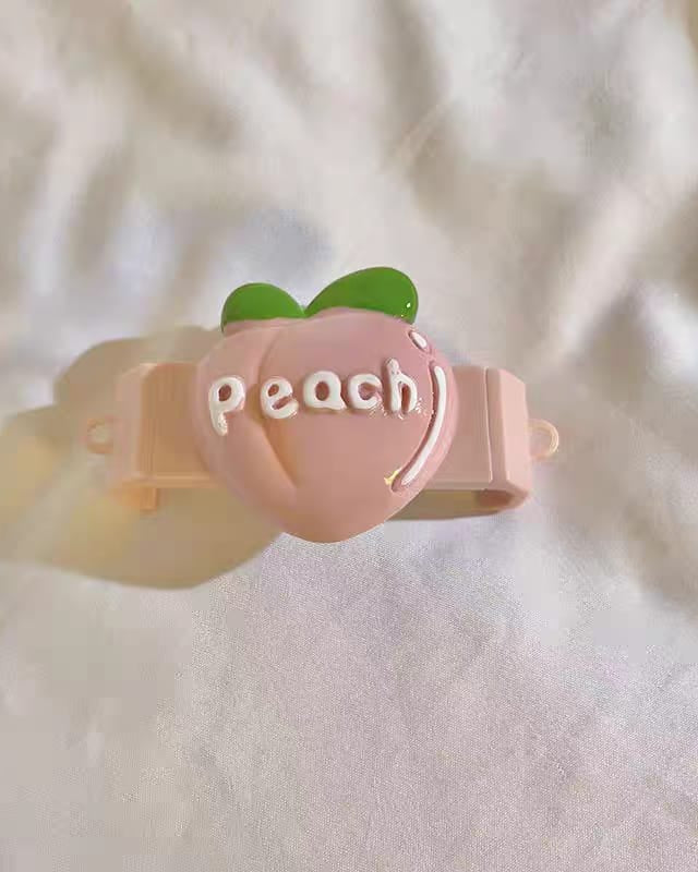 Peach Phone Holder Lanyard Sling - lifestyle