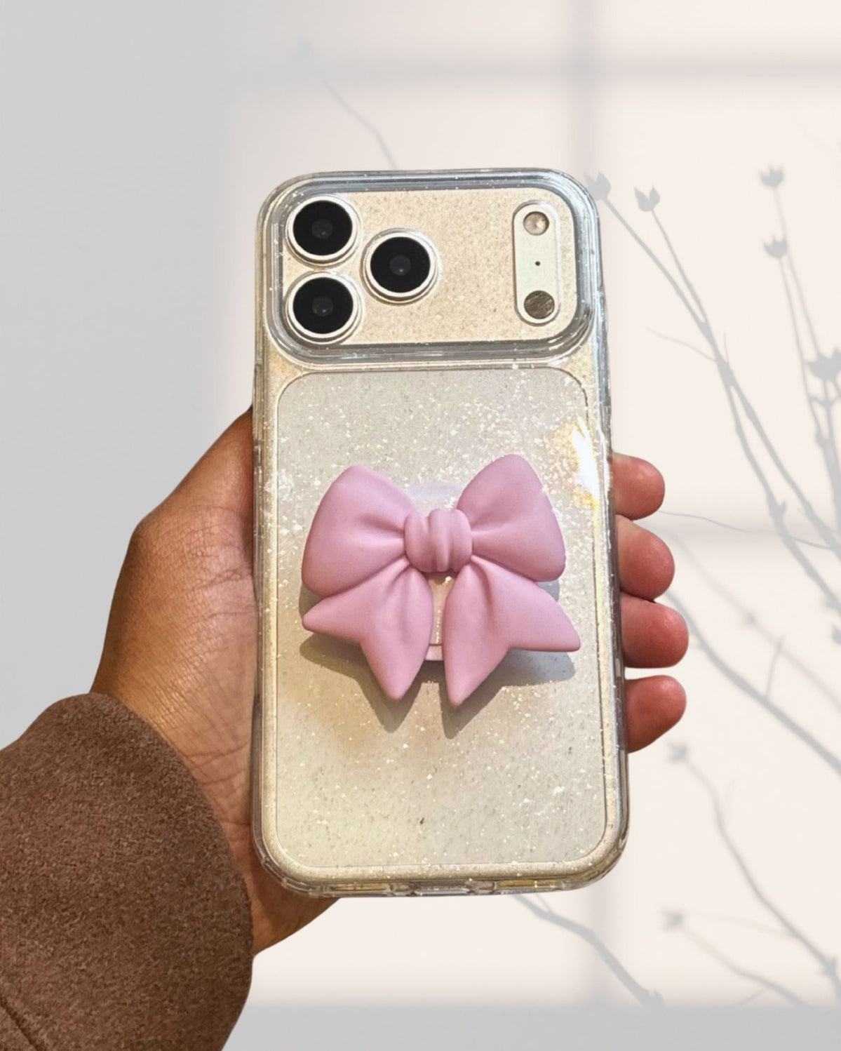 Bowknot Phone Gripper Holder - phone case