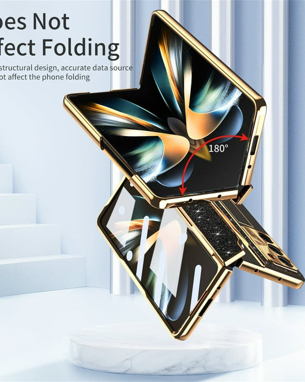 Samsung Galaxy Z Fold 6 Bling Glitter Electroplated Cover() - lifestyle