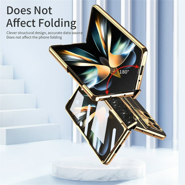 Samsung Galaxy Z Fold 6 Bling Glitter Electroplated Cover() - lifestyle