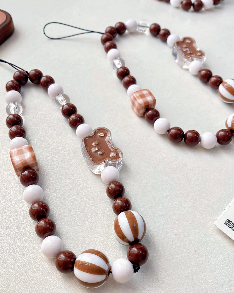 Teddy Bear Phone Charm - colour options