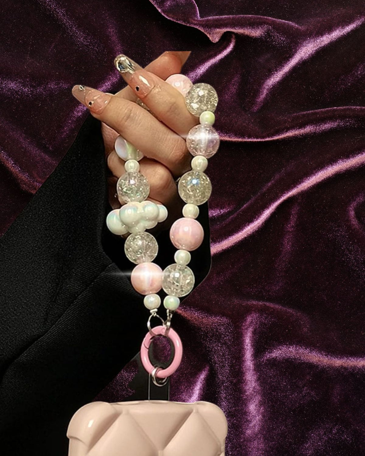 Cloud Phone Charm - slim profile