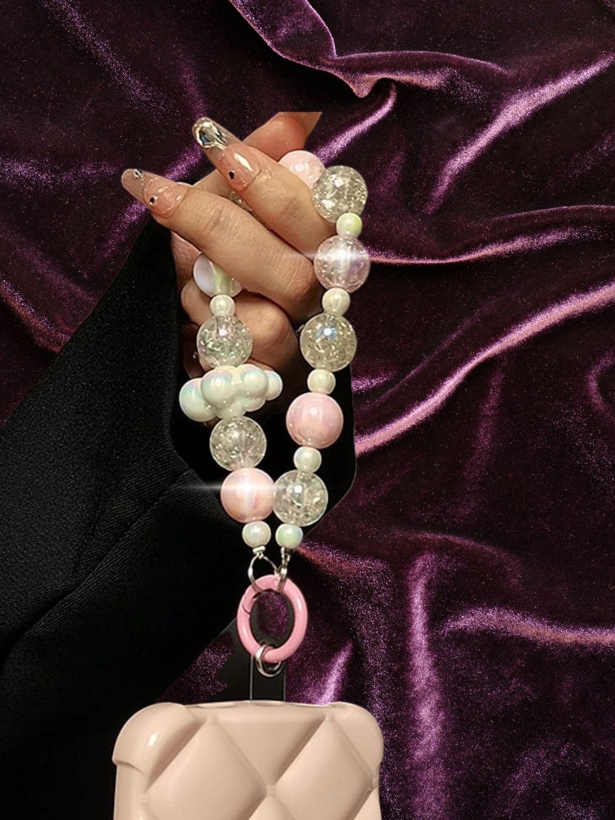 Cloud Phone Charm - slim profile