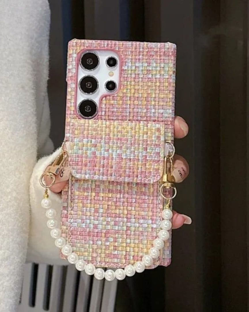 Cute Pearl Bracelet Wallet Cover iPhone cover – JustAndBest India