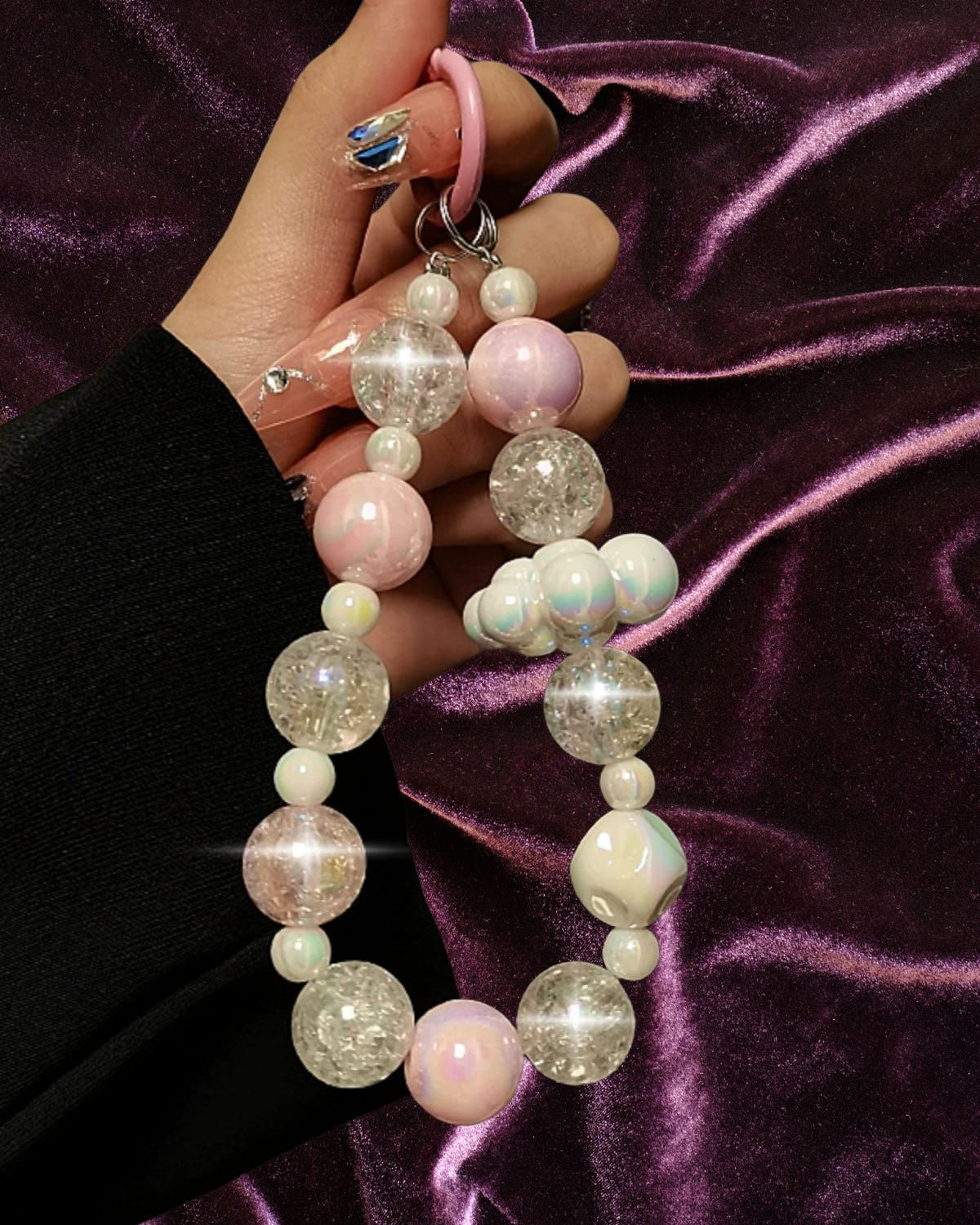 Cloud Phone Charm - lifestyle