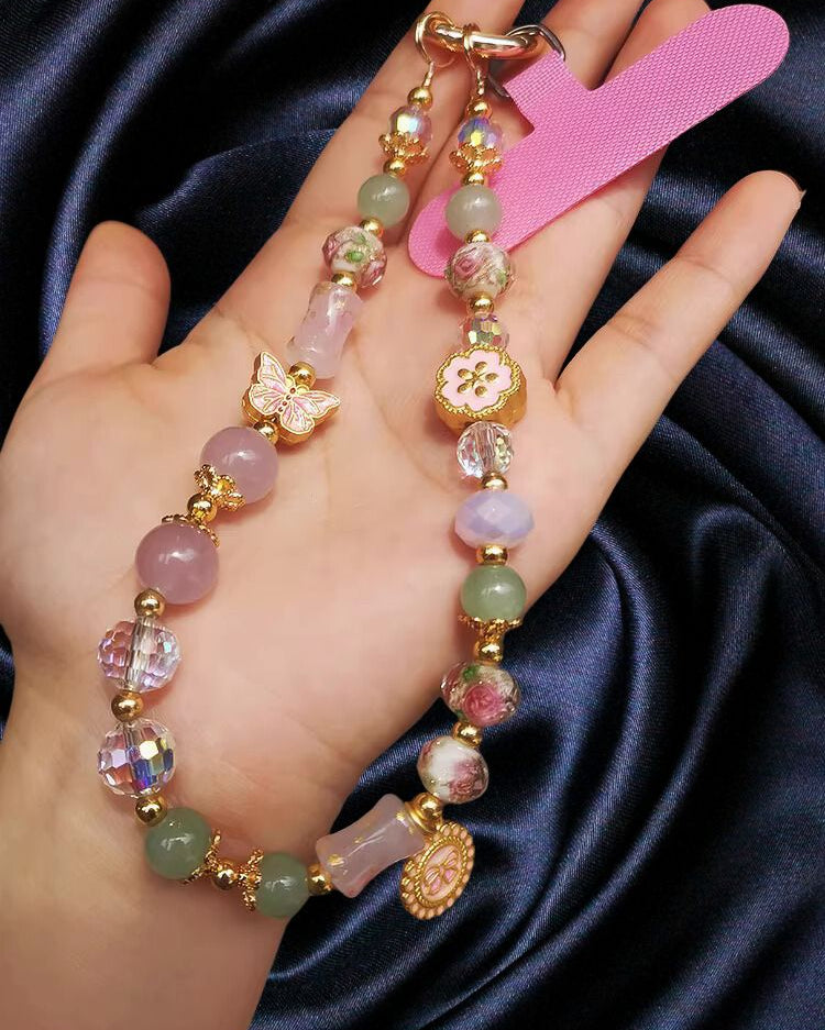 Exquisite 3D Butterfly Vintage Luxury Phone Charm - lifestyle