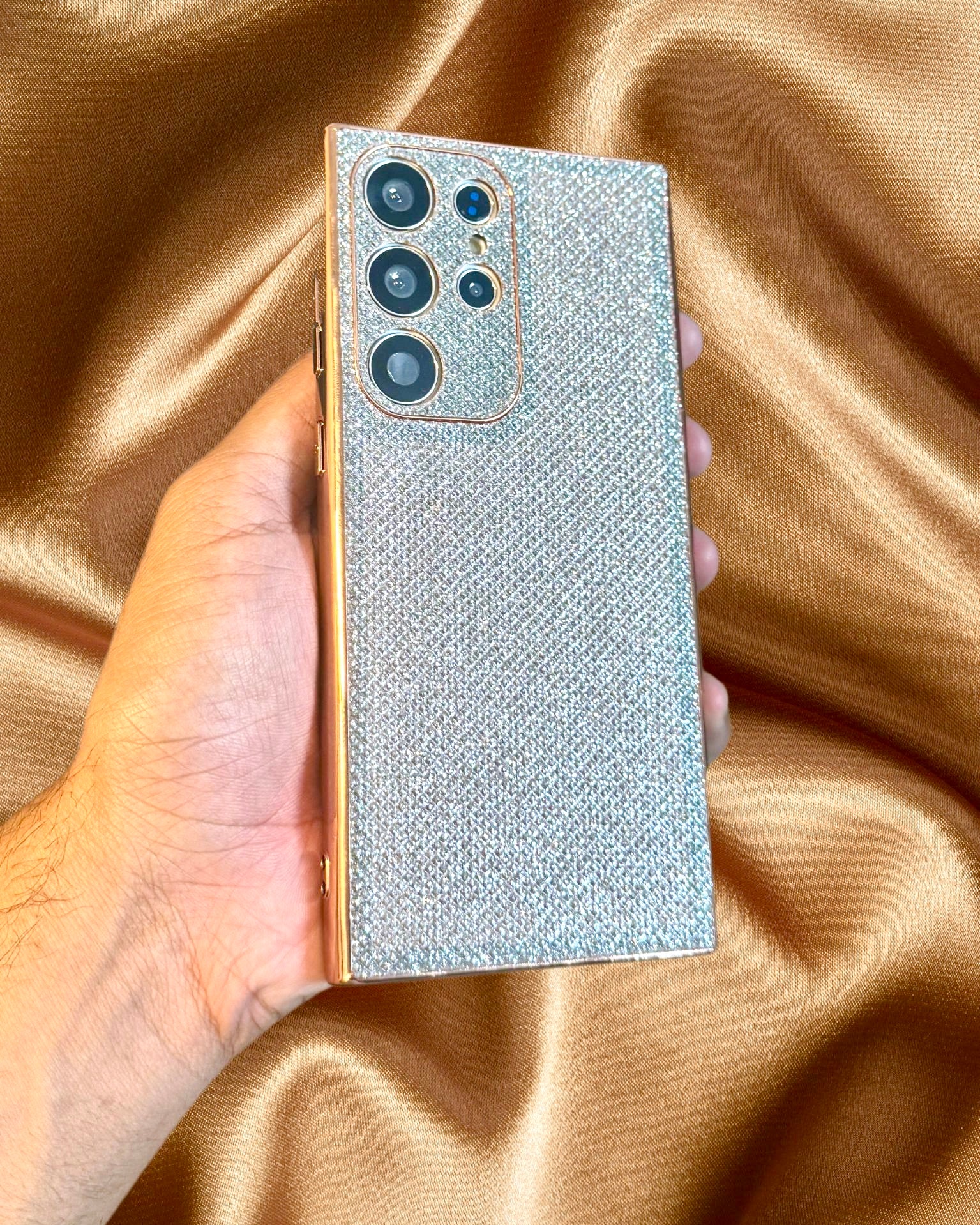 Zazzy Bling Glitter 3D Diamond Pattern Luxury Cover iPhone cover – JustAndBest India