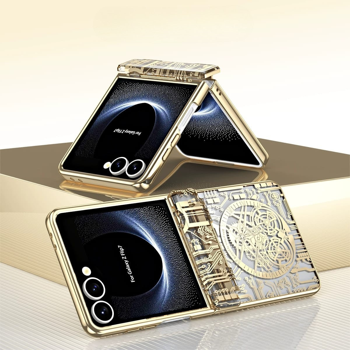 Samsung Galaxy Z Flip 7 Electroplated Circuit Cover - colour options