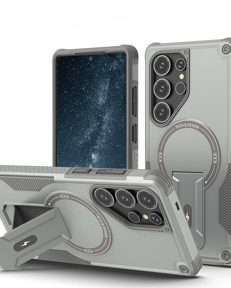 Armoured Dual Layer Kickstand Cover – phone accessory by JustAndBest India