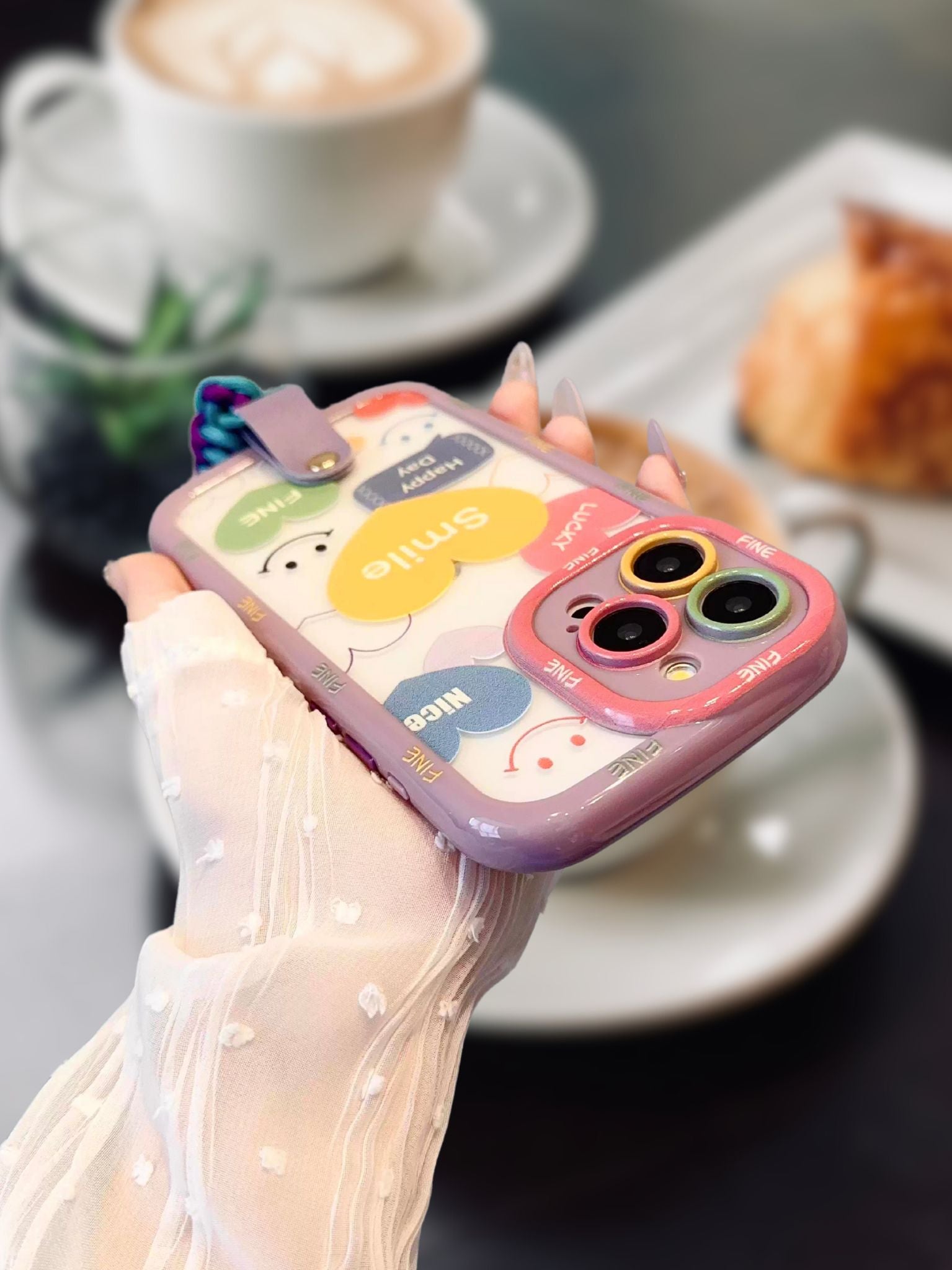 iPhone 16 Colorful Happy Day Case - phone case