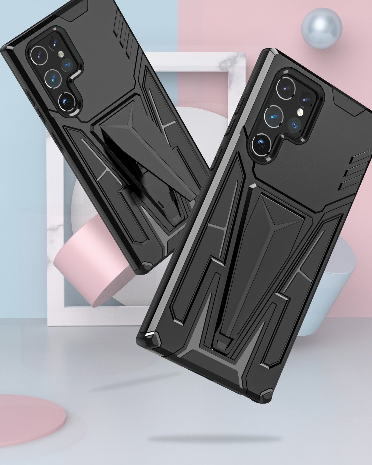Jet Black Dual Layer Premium Armour Case iPhone cover – JustAndBest India