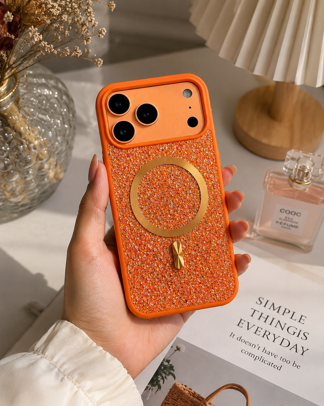 iPhone 17 Series Diamond Rhinestones Cover | Crystal Glam Cover