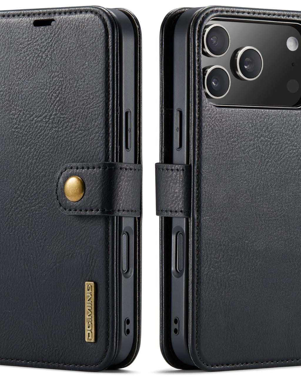 Two-In-One Wallet Style Premium Leather Luxury Flip Cover iPhone cover – JustAndBest India