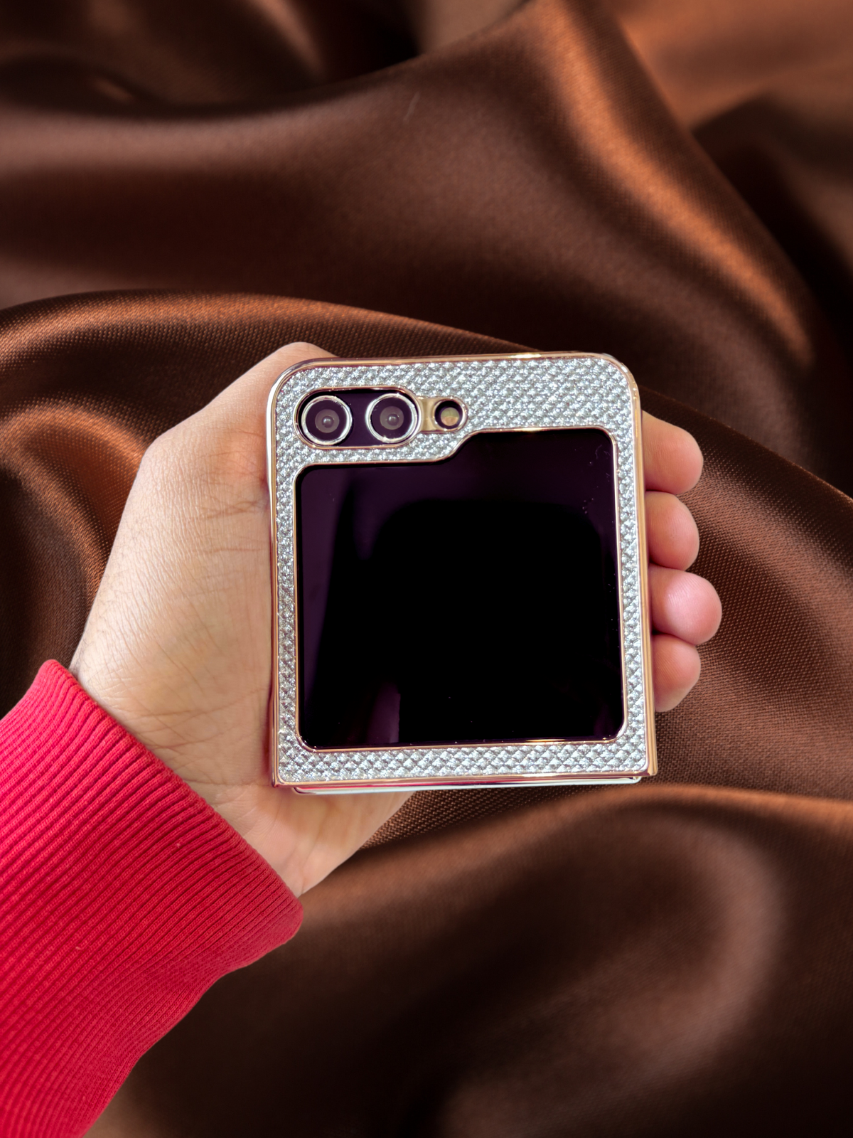 Zazzy Bling Glitter 3D Diamond Pattern Luxury Cover iPhone cover – JustAndBest India