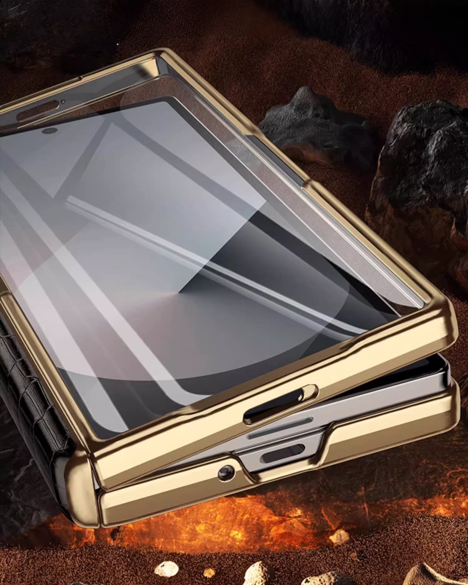 Samsung Z Fold case with luxury look