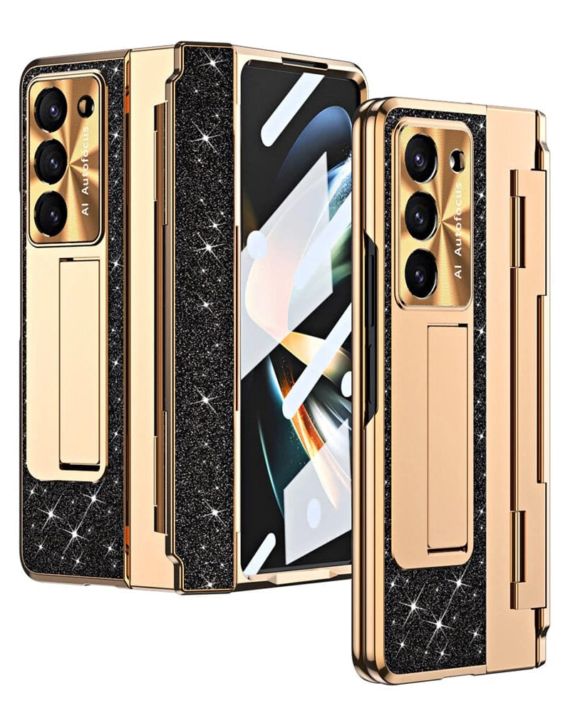 Samsung Galaxy Z Fold 6 Bling Glitter Electroplated Cover() - case features