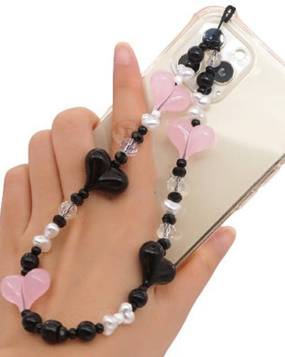 Colorful Hearts Phone Charm - colour options