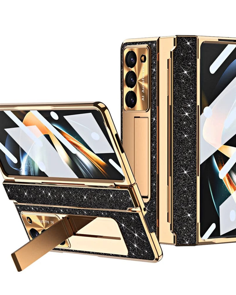 Samsung Galaxy Z Fold 6 Bling Glitter Electroplated Cover() - protective case detail