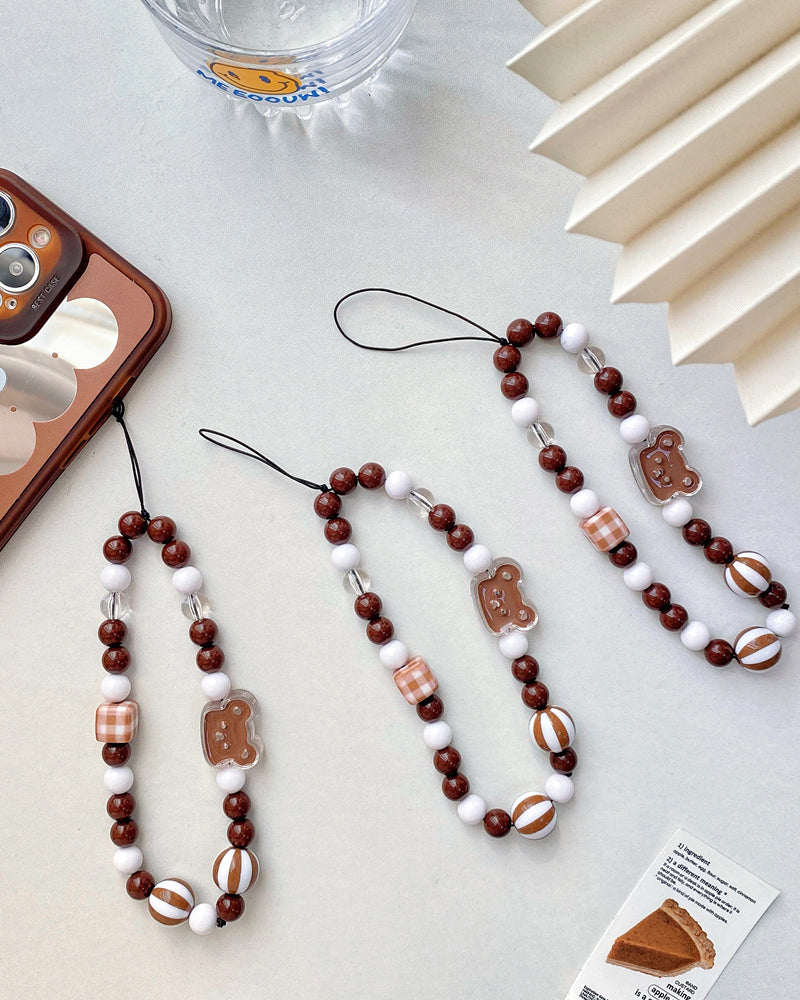 Teddy Bear Phone Charm - protective case detail