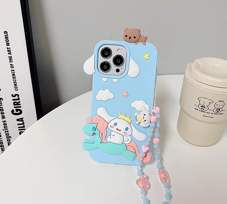 iPhone 14 Series 3D Unicorn Cover - lifestyle