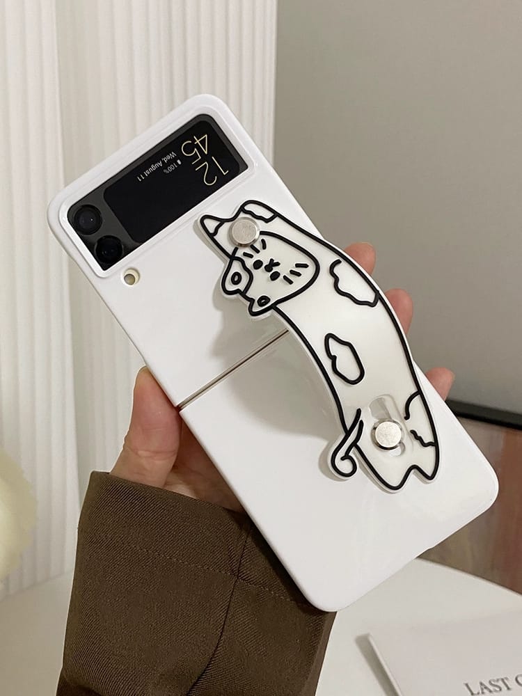 Samsung Galaxy Z Flip 3 Cat Hand Strap Cover - case features