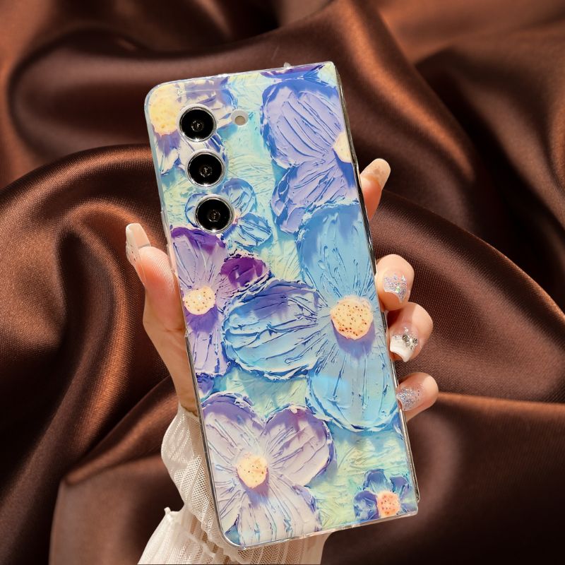 Samsung Galaxy Z Fold 3 Floral Glossy Cover - slim profile