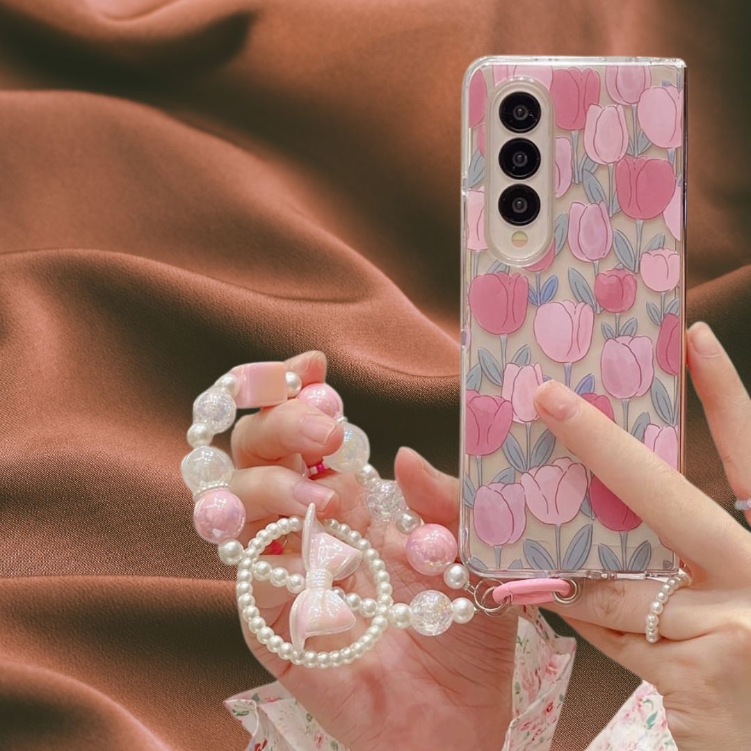 Samsung Galaxy Z Fold 3 Tulips Cover (with ) | Phone Accessory