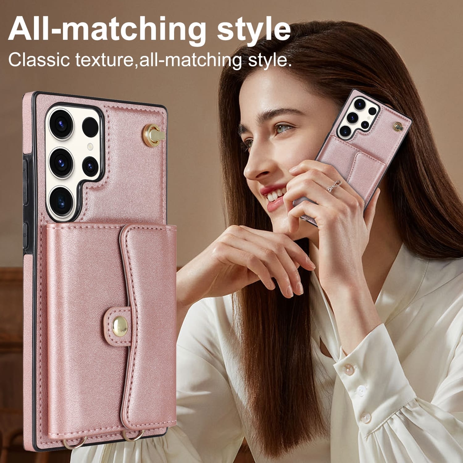 Samsung Galaxy S26 Wallet Style Case - lifestyle