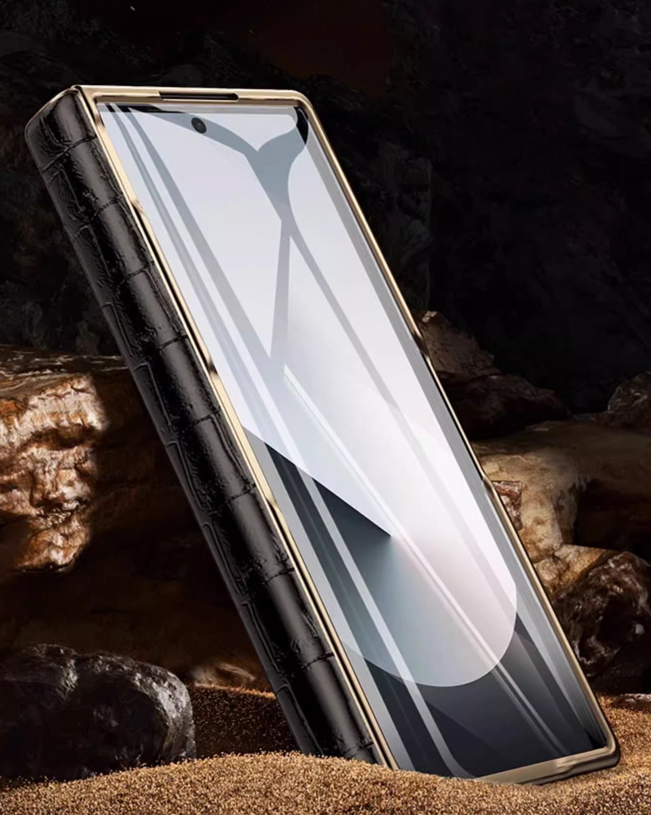 Samsung Z Fold 6 case with glass screen protector