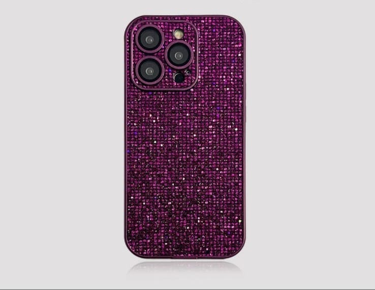 iPhone 14 Pro Bling Glitter Sequin Cover - slim profile