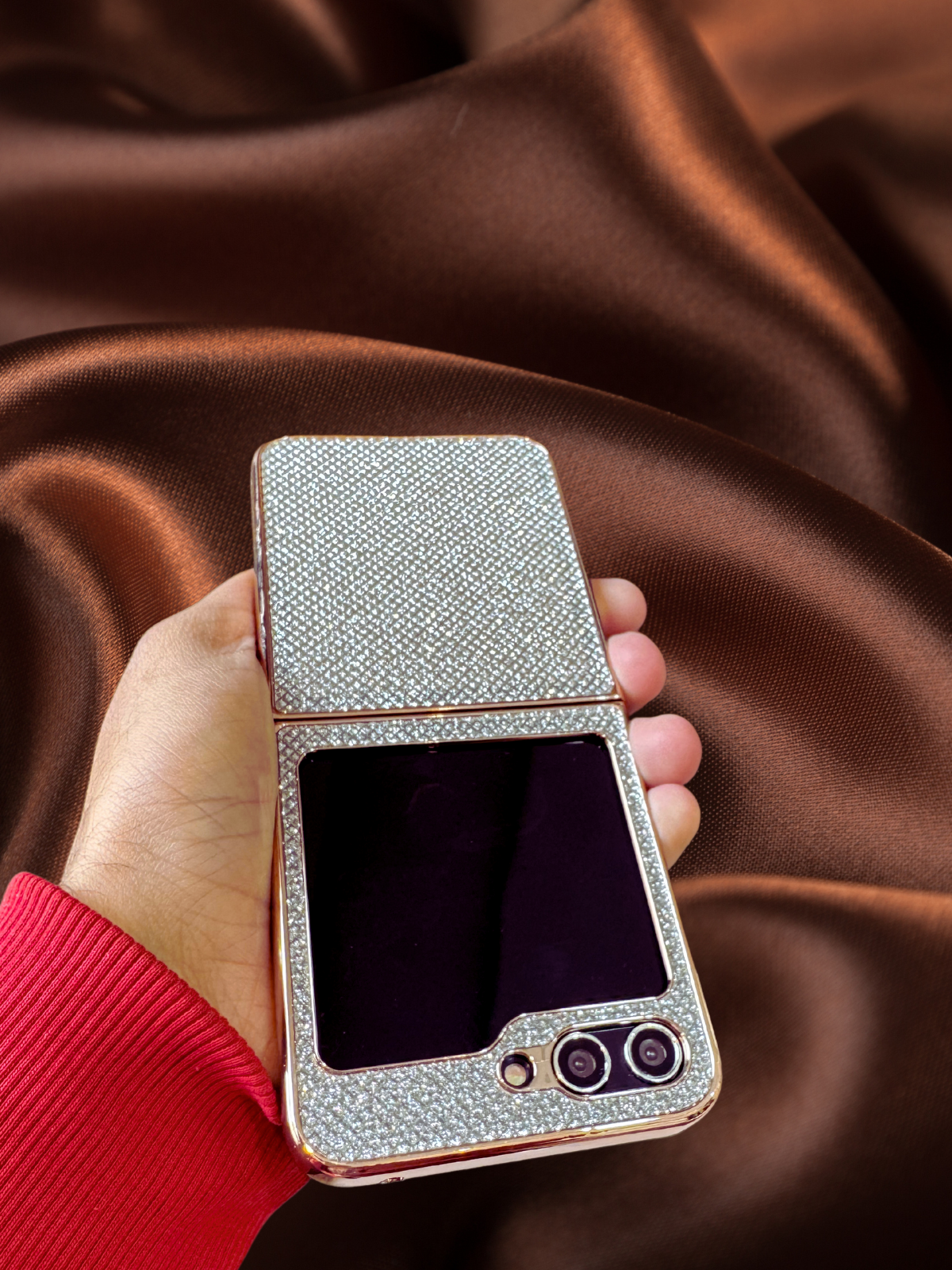 Zazzy Bling Glitter 3D Diamond Pattern Luxury Cover iPhone cover – JustAndBest India