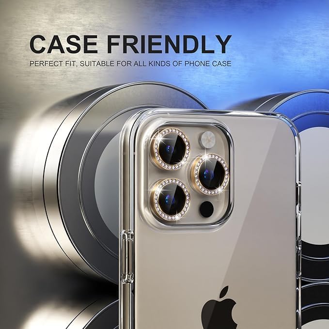 iPhone 17 Diamond Stones Camera Lens Protector - phone case