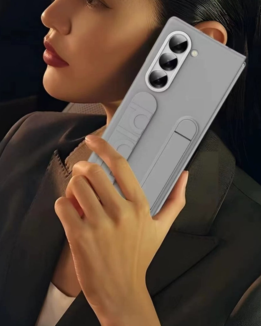 Samsung Galaxy Z Fold 6 Hand Strap Matte Cover - phone case