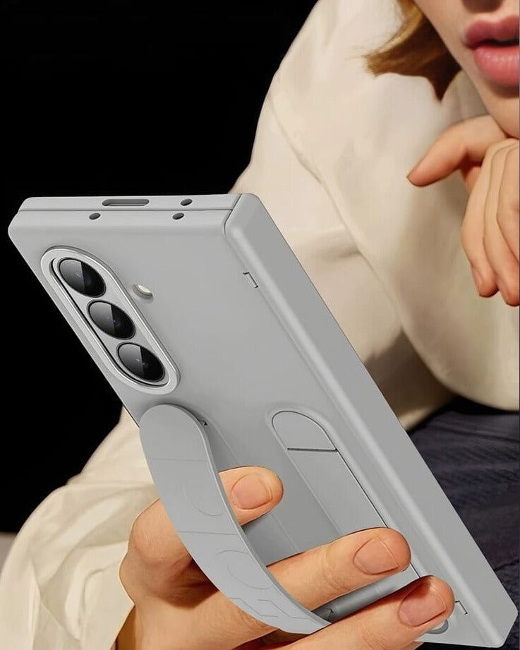 Samsung Galaxy Z Fold 6 Hand Strap Matte Cover - case features