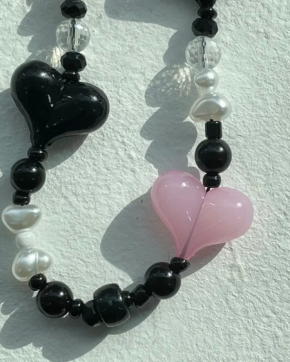 Colorful Hearts Phone Charm - lifestyle