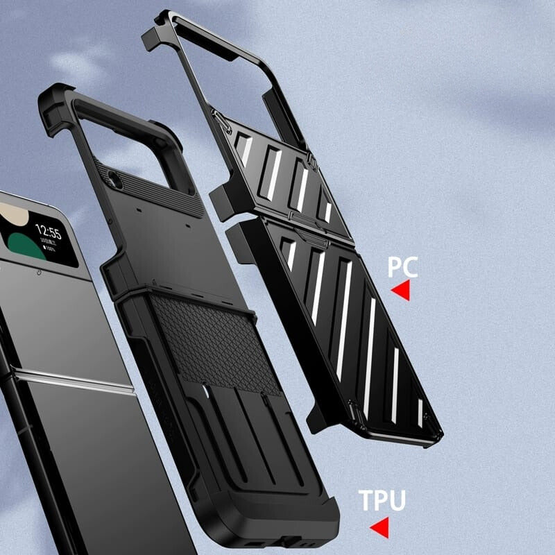 Samsung Galaxy Z Flip 3 Dual Layer Shockproof Armour Cover - slim profile