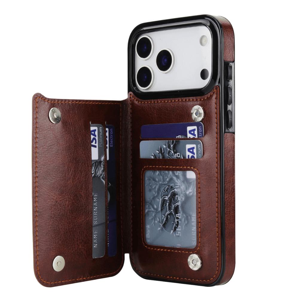 iPhone 17 Series Wallet Style Leather Cover - case features