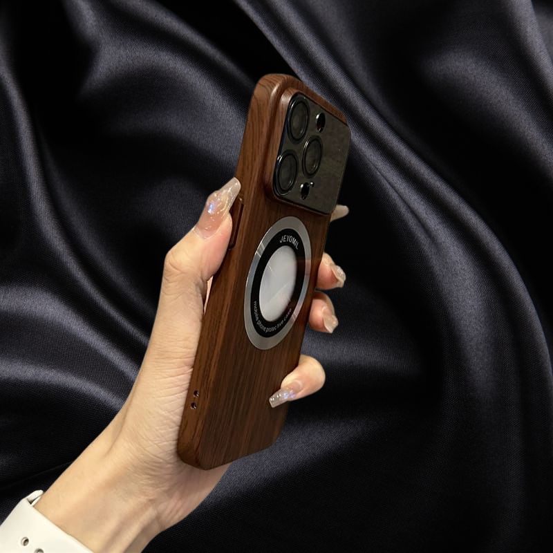 iPhone 14 Wooden Style Slim Case - slim profile