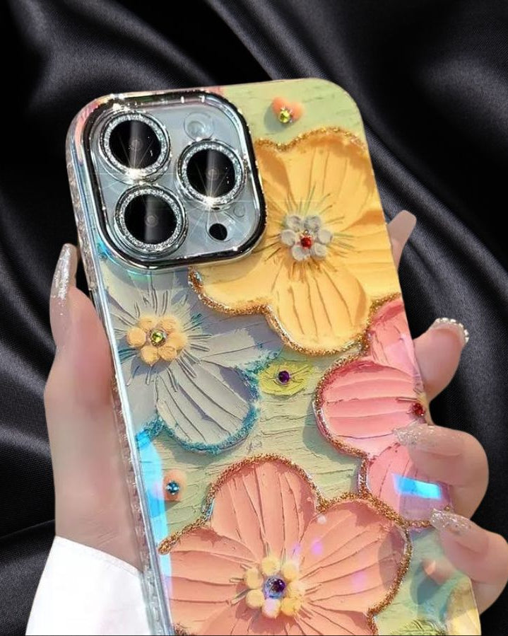 cute floral iphone 14 pro case