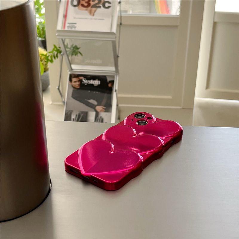 Elegant Hearts Glossy Cover iPhone cover – JustAndBest India