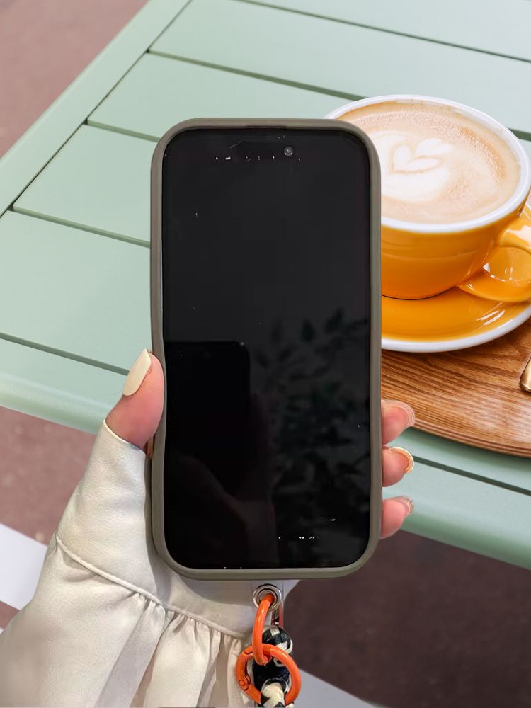 iPhone 15 Pro 3D Coffee Badges Cover - slim profile