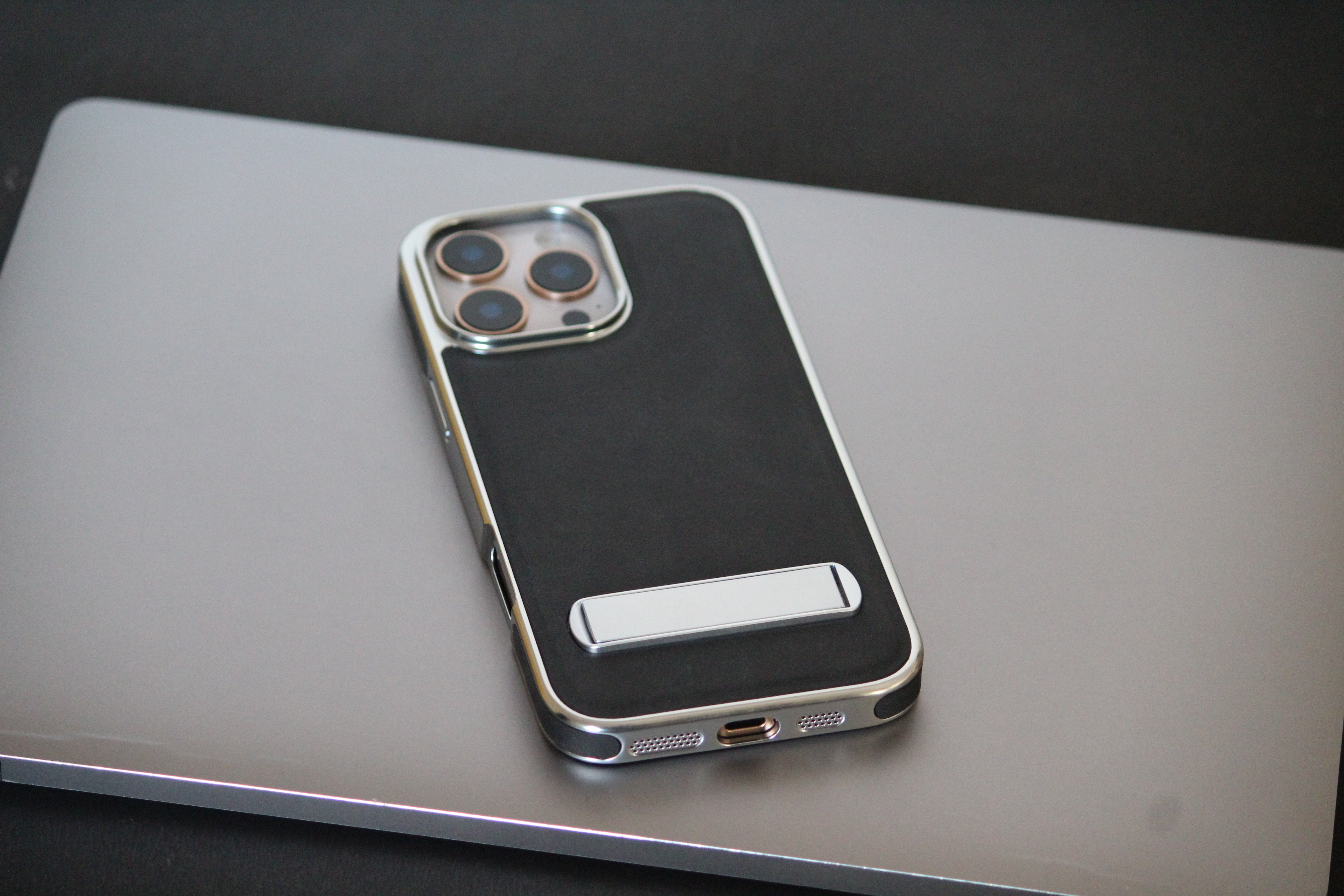iPhone 16 Pro Alcantara Leather Cover - lifestyle
