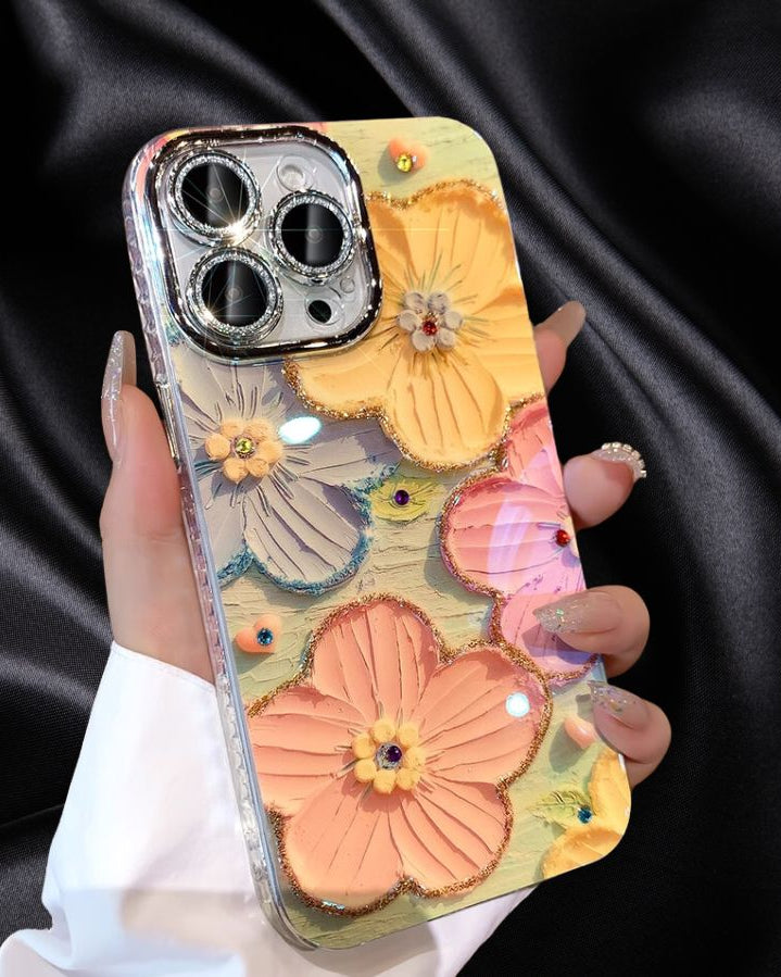 iphone 15 pro max flowers cover