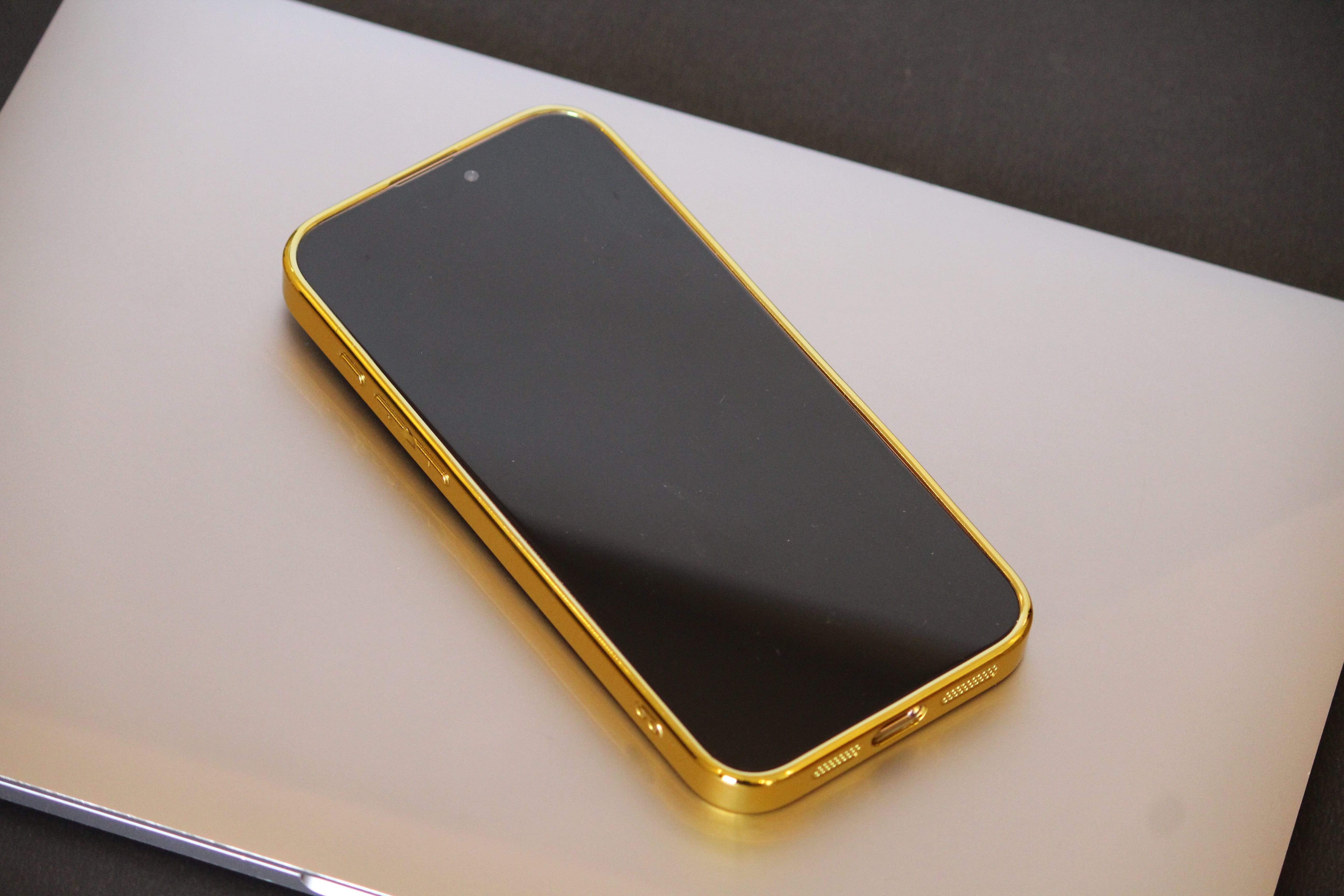 iPhone 17 Gold Electroplated Protection Case - phone case