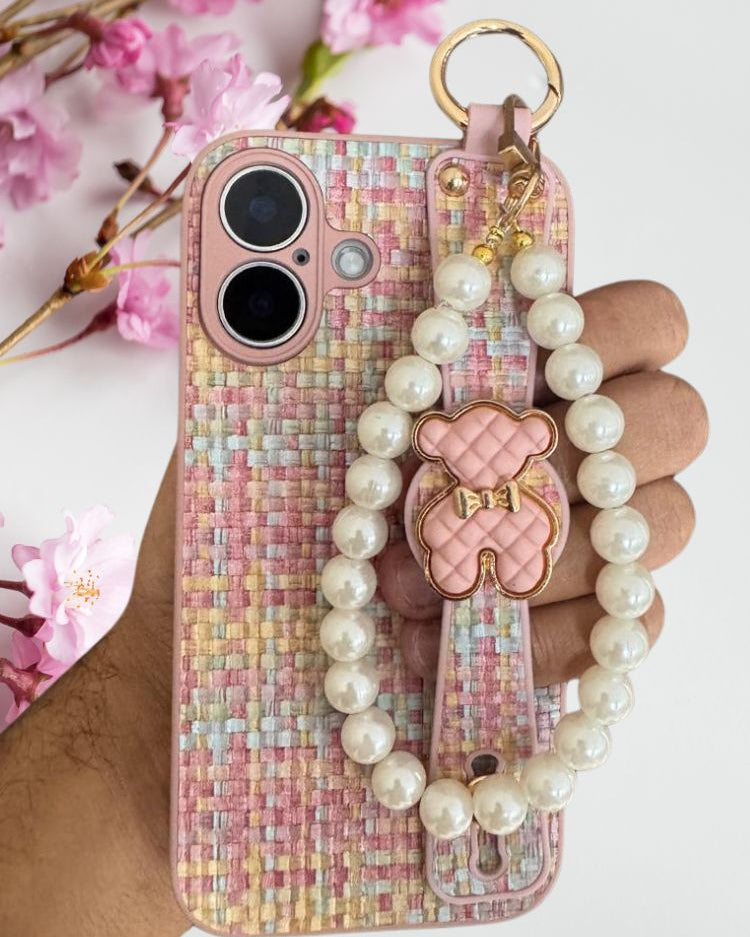 iPhone 16 case with hand strap