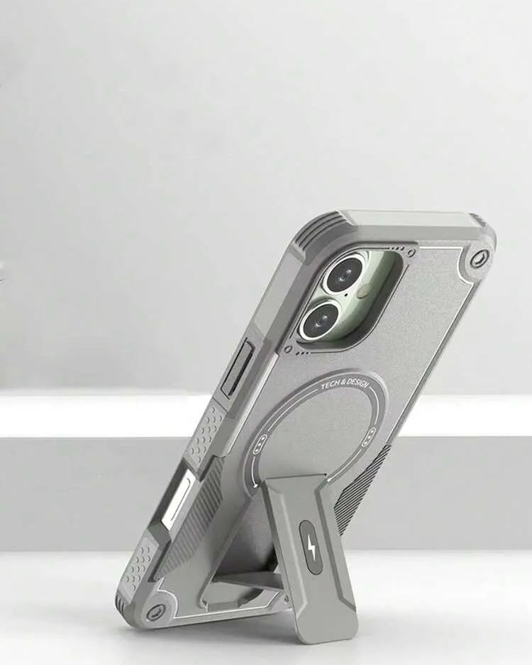 iPhone 17 Series Armoured Dual Layer Kickstand Cover - protective case detail