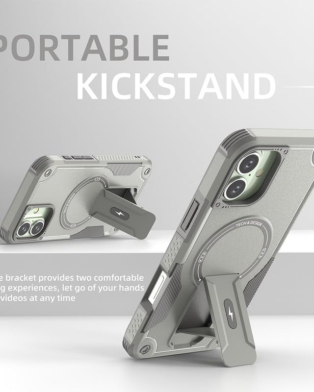 iPhone 17 Series Armoured Dual Layer Kickstand Cover - colour options