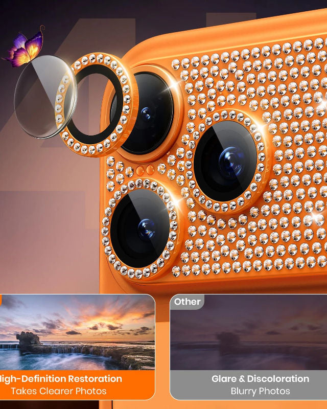 Diamond Stones Camera Lens Protectors – phone accessory by JustAndBest India
