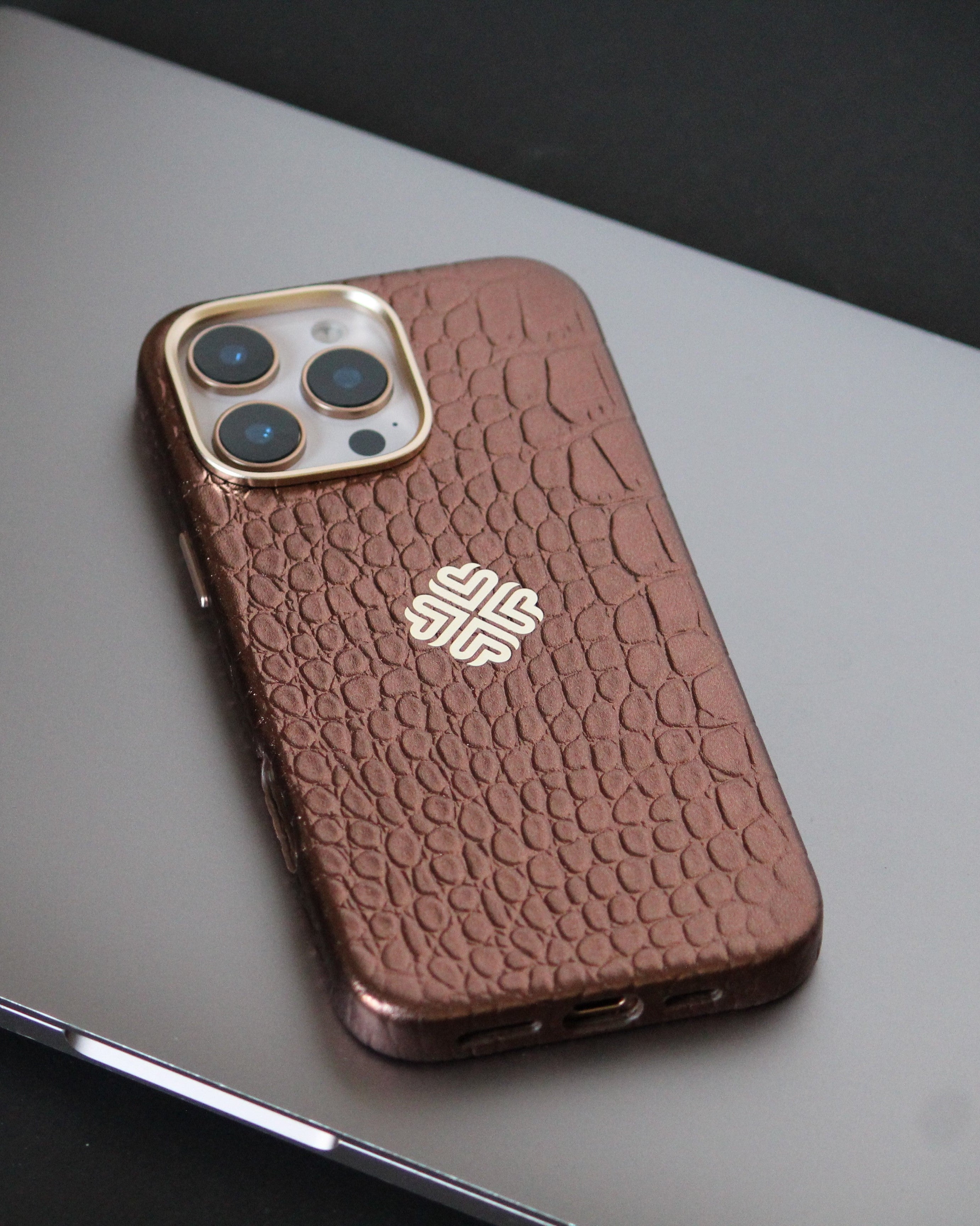 iPhone 16 Series Royal Copper | Leather iPhone Cover | Luxury Leather